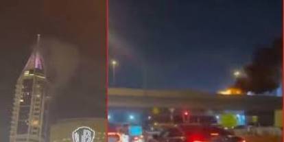 Dubai alev altında: Havalimanından sonra gökdelenler vuruldu