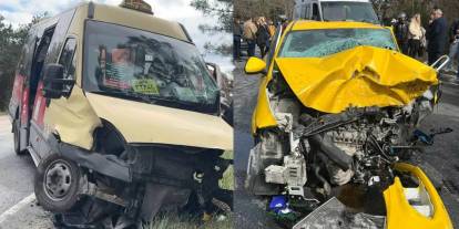 Sarıyer’de feci kaza: Sollama yapan taksi minibüsle çarpıştı, sürücü hayatını kaybetti