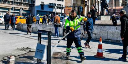 Ramazan’da Ankara'da temizlik çalışmaları aralıksız devam ediyor