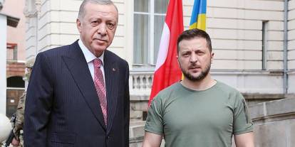 Erdoğan ile Zelensykiy görüştü
