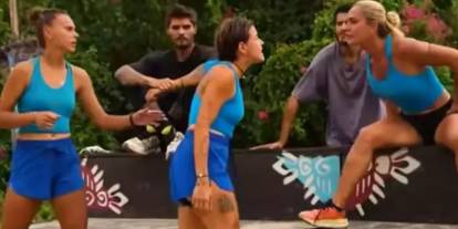 Survivor'da Nagihan Karadere ile Lina arasında büyük kavga! Acun Ilıcalı acil konsey topladı