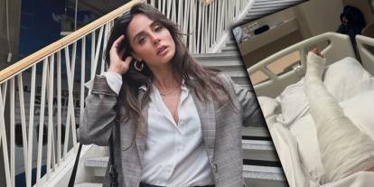 Hepsi grubunun eski üyesi Yasemin Yürük hastaneye kaldırıldı: Ayağı iki yerden kırıldı