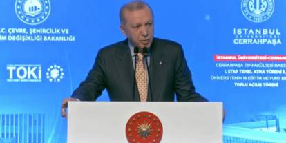 Erdoğan'dan Cerrahpaşa töreninde İBB'ye sert eleştiri: 2019 sonrası görevini yerine getirmedi