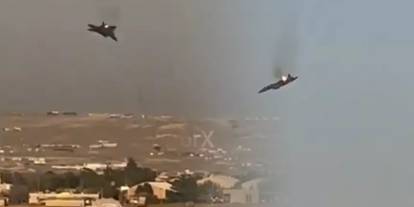 Kuveyt’te düşürülen ABD uçağının görüntüleri ortaya çıktı