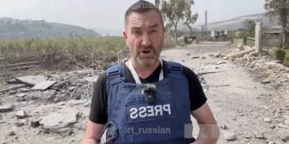 Canlı yayında füzeyle hedef alındılar: Muhabir son anda kurtuldu