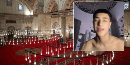 Camide yarı çıplak video çekmişti: Skandal harekette yeni gelişme