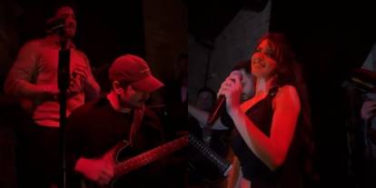 Çağatay Ulusoy’dan sevgilisine sürpriz: Doğum gününde sahneye çıkıp gitar çaldı