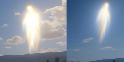 Denizli depremi sonrasında sıra dışı ışık huzmesi: Yunanistan'dan görüldü