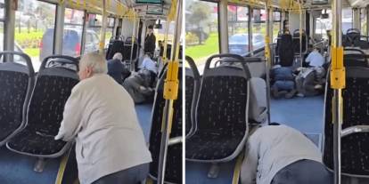 İsrail'in İstanbul Başkonsolosluğu'nda çıkan çatışmada kurşunlardan biri İETT otobüsüne isabet etti: İşte o anlar