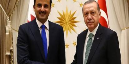 Cumhurbaşkanı Erdoğan Katar Emiri Al-Sani ile görüştü