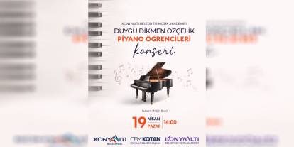 Konyaaltı Müzik Akademisi’nden nisan ayında çifte konser