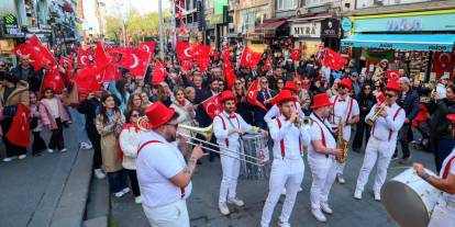 Bakırköy’de 'Milli Egemenlik Yürüyüşü ve Andımız' coşkusu