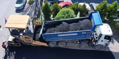 Manisa’da üniversite ve hastane yolunda yenileme çalışması