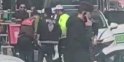 Motokuryeyi polislerin 'heimlich' manevrası kurtardı