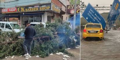 'Süper hücre' fırtınası 2 ilde hayatı felç etti: 39 okulda eğitime ara verildi