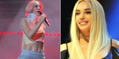 Gülşen Harbiye konserinde taktığı boyunlukla gündem oldu