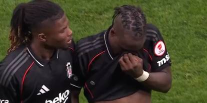Penaltıya neden olan Junior Olaitan gözyaşlarına boğuldu