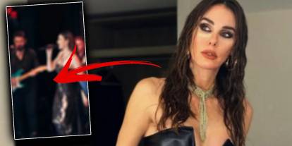Defne Samyeli’nin sahne kıyafeti olay oldu! Dekolte tartışmasına Hatice’den destek