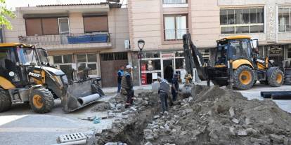 Manisa Saruhanlı’daki altyapı yatırımında çalışmaların yarısı tamamlandı