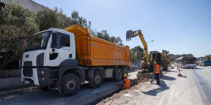 İzmir Sarnıç’ta 205 milyon liralık içme suyu yatırımında çalışmalar sürüyor