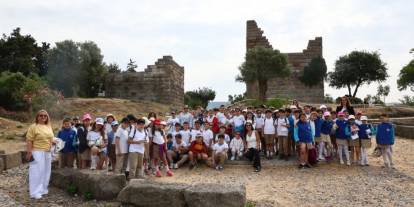 Bodrum’da öğrenciler kültürel miras eğitimleriyle tarihle buluştu