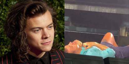 Ünlü şarkıcı Harry Styles sahnede yere yığıldı
