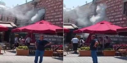 İstanbul'un simge noktasında korkutan yangın! Ekipler seferber oldu