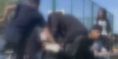 Arnavutköy'de akran zorbalığı kamerada: Çocuğu darbedip görüntülediler
