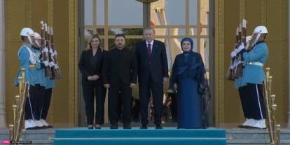 NATO Liderleri Cumhurbaşkanlığı Sarayı'nda! Erdoğan'dan resepsiyon