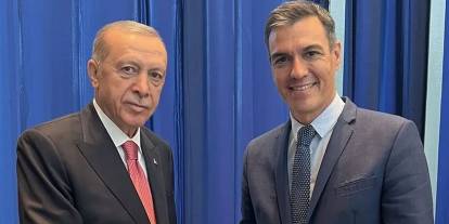 Erdoğan'dan Sanchez'e Dünya Kupası tebriği
