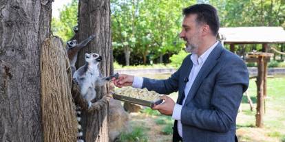 Başkan Vekili Şahin Biba Bursa Hayvanat Bahçesi’nde incelemelerde bulundu