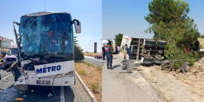Metro otobüsleri peş peşe kaza yaptı: 1 ölü, çok sayıda yaralı