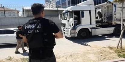 Konya’da Tırdan 124 bin sentetik ecza çıktı