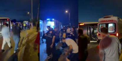 Büyükçekmece’de havalimanı servisi devrildi: 18 kişi yaralandı