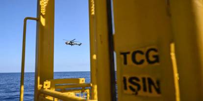 TCG Işın bölgeye ulaştı: Girne'de 514 metre derinlikteki enkaza dalış yapılacak