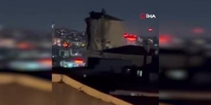 Küçükçekmece'de yıkımı yapılan bina çöktü