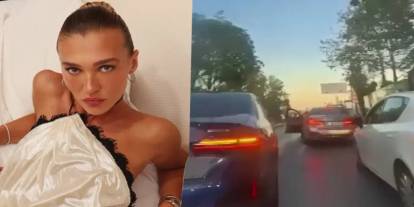 Melisa Döngel dehşeti yaşadı: Önünü kesip silah çekti