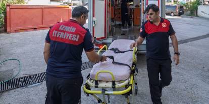 İzmir'de itfaiye ekibinden hayat kurtaran müdahale