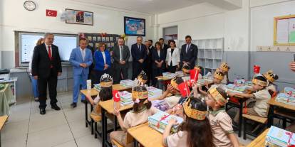 Gaziantep’te yeni eğitim yılının ilk zili çaldı