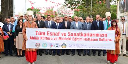 Manisa’da Ahilik Kültürü ve Mesleki Eğitim Haftası etkinlikleri başladı