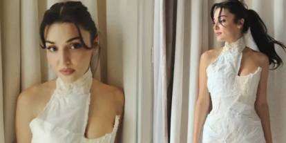 Hande Erçel'i görenler şaştı! Platin sarı saçlarıyla ortaya çıktı