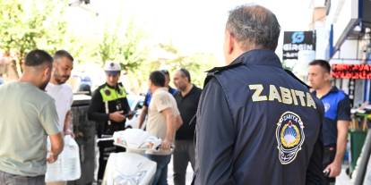 Manisa’da kaldırım işgallerine ortak denetim