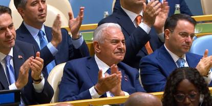 Binali Yıldırım BM Genel Kurulu'nda gözyaşlarına boğuldu