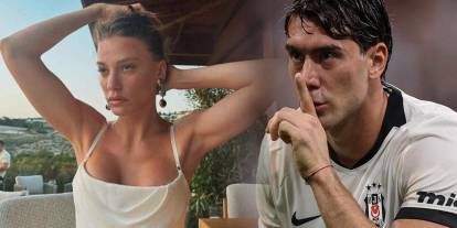 Beşiktaşlı yıldız Vlahovic ile Serenay Sarıkaya gündem oldu