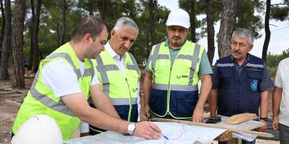 Manisa Gördes’te 120 milyon TL’lik içme suyu projesinde çalışmalar sürüyor
