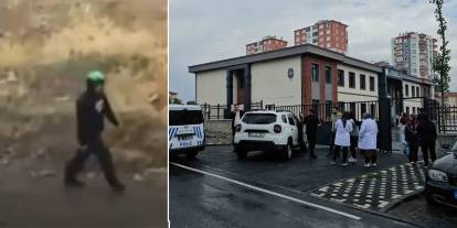İlkokul önünde silahla dolaşan şahıs herkesi korkuttu: Polis harekete geçti