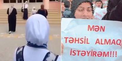 Azerbaycan’da yeni kıyafet yönetmeliği ortalığı karıştırdı: Başörtülü öğrenciler okullara alınmadı