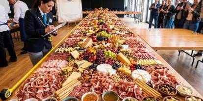 Tam 500 kilo: Dünyanın en büyük şarküteri tabağı Guinness'e girdi