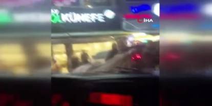 İstanbul'da trafikte dehşet: Kadın ve çocuklar çığlık çığlığa kaldı