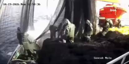 Trabzon açıklarında can pazarı! Balıkçı teknesindeki ölümcül kaza anı